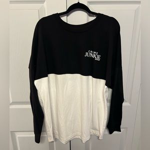 Crime Junkie long sleeve Tshirt original logo unisex Sz XL